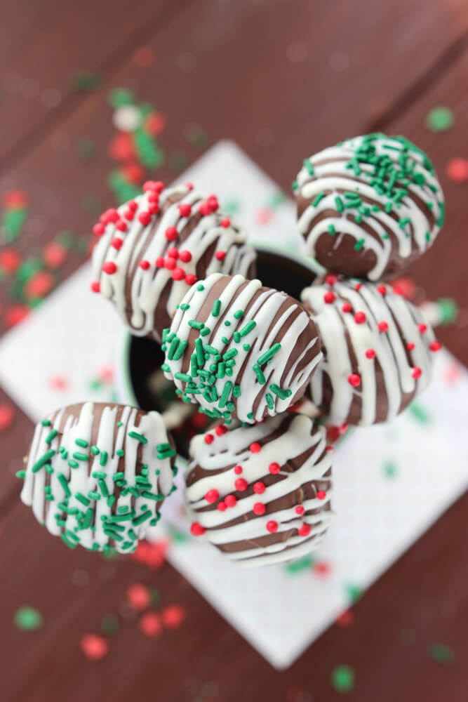 Simply Sweet 'n Savory: Chocolate Covered Fruitcake Balls