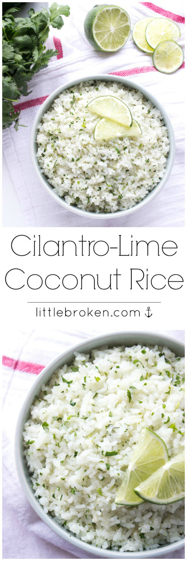 Cilantro-Lime Coconut Rice - Little Broken