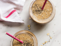 Quick Coffee Banana Smoothie - Little Broken