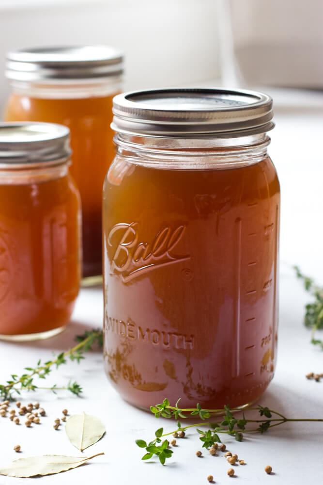vegetable stock from scraps