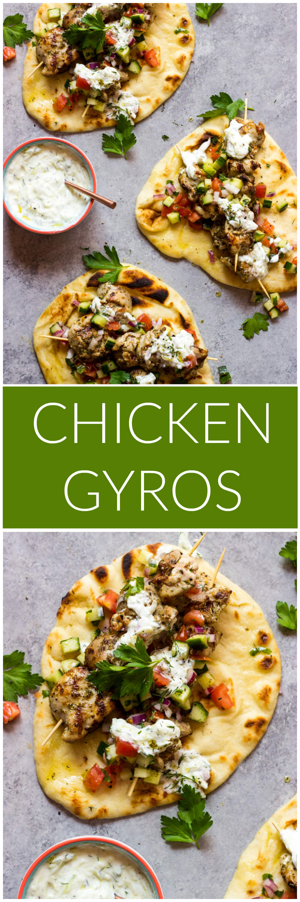 Best Chicken Gyros (30 Minute Meal) - Little Broken