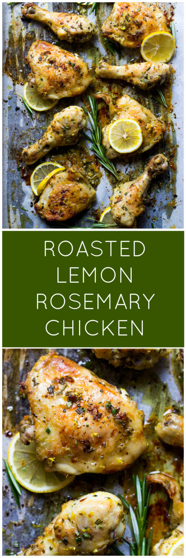 Roasted Lemon Rosemary Chicken - Little Broken