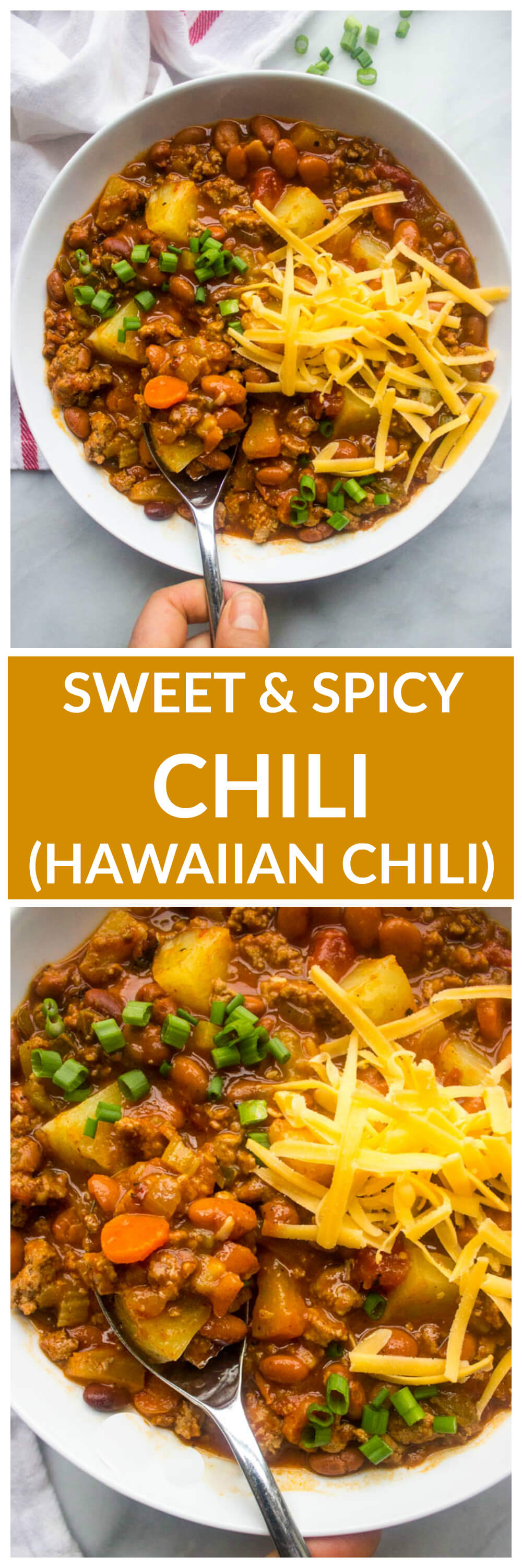 Sweet and Spicy Chili Recipe (Hawaiian Chili) - Little Broken