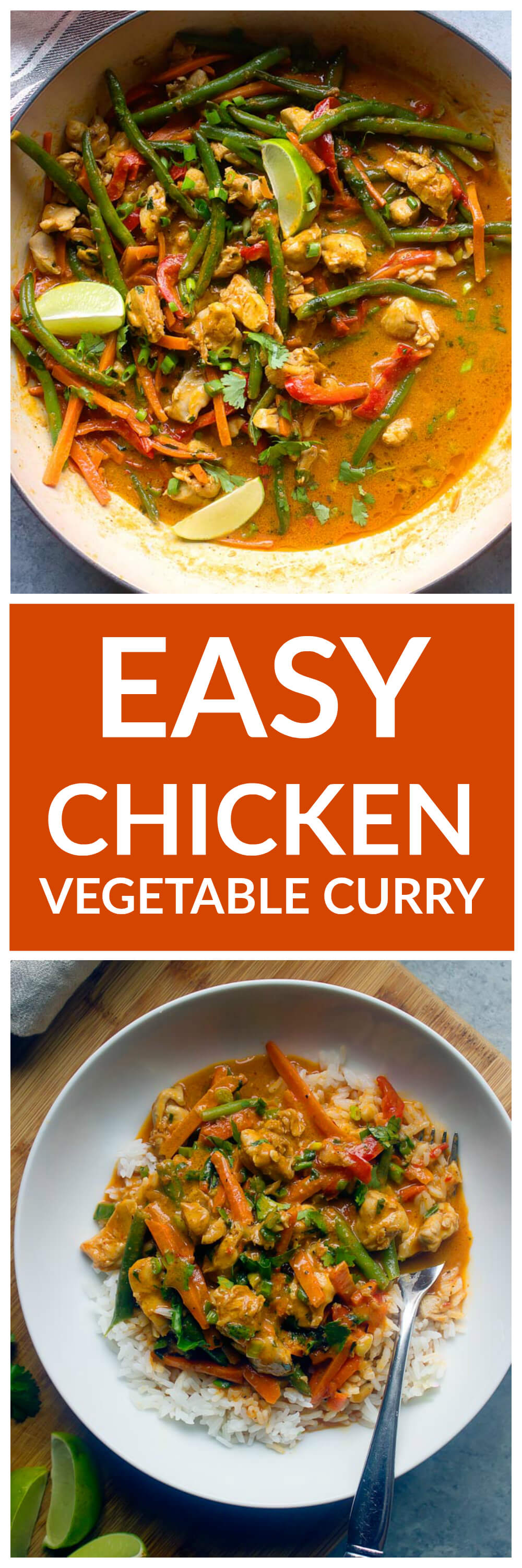 Easy Chicken Vegetable Curry (With Coconut Milk) - Little Broken