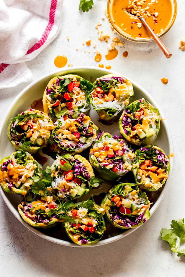 Vegetable Spring Roll in Brown Rice Paper