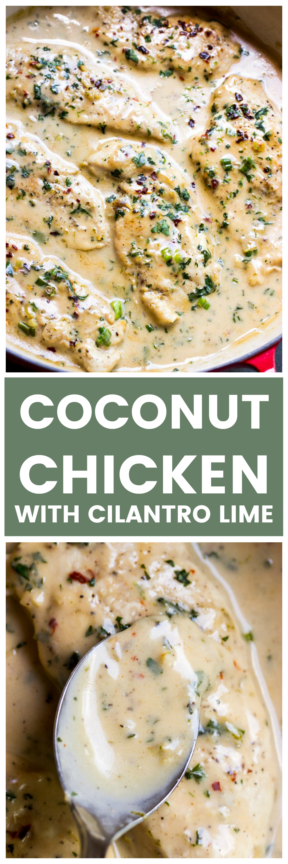 Creamy Coconut Milk Chicken with Cilantro Lime Little Broken