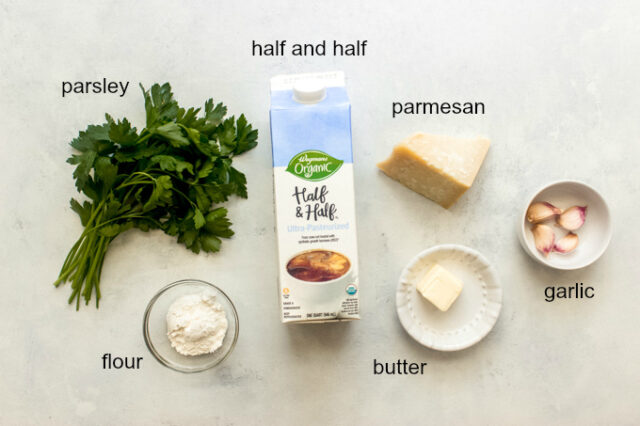 6 Ingredient Garlic Cream Sauce Little Broken