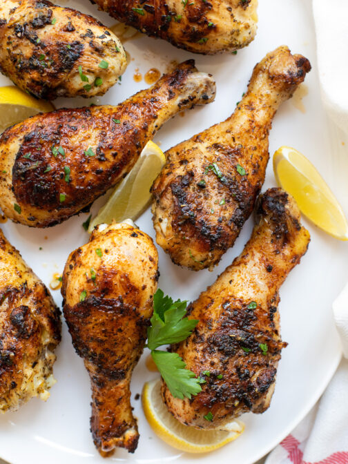 Grilled Chicken Drumsticks - Little Broken