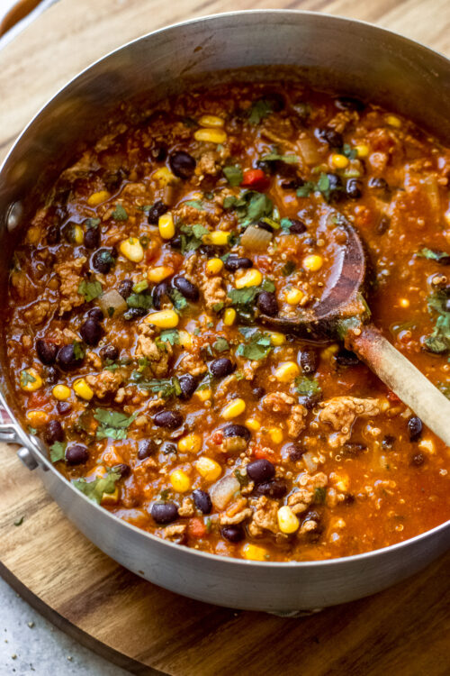 Turkey Quinoa Chili - Little Broken