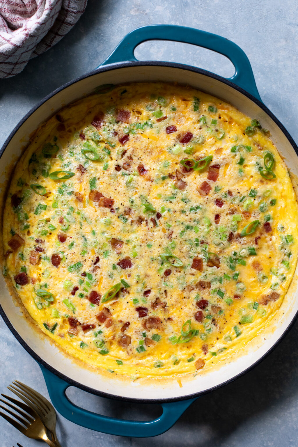 Breakfast Casserole with Bacon - Little Broken