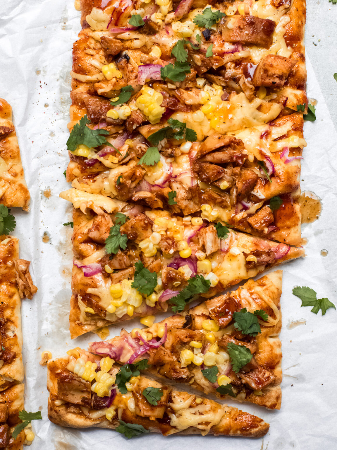 BBQ Chicken Flatbread Recipe - Little Broken